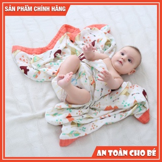 Chăn Cho Bé Giữ Ấm Chất Liệu Sợi Tre Aden Nais 100% 4 Lớp Cho Bé