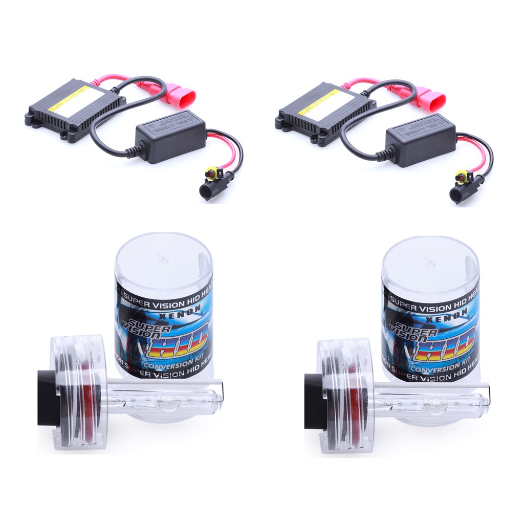 Bộ 2 đèn xenon HID xe ôtô 35W H1,,H7,H8,H11 4300K 12V (sáng vàng )