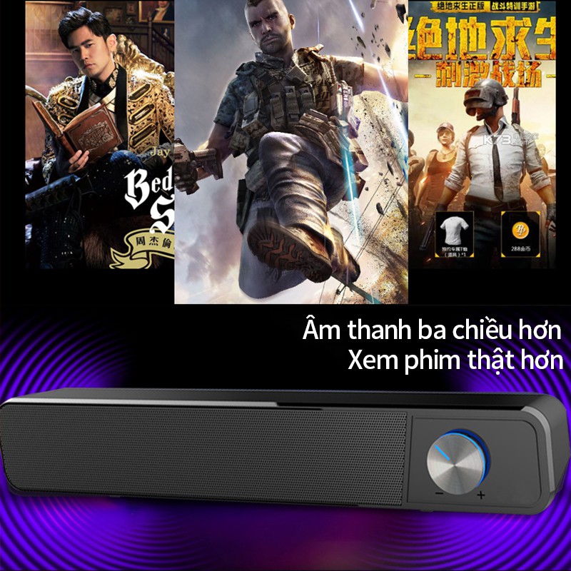 Sound bar loa bluetooth WF06 loa thanh dài để bàn loa gia đình USB thích hợp cho loa máy tính xách tay