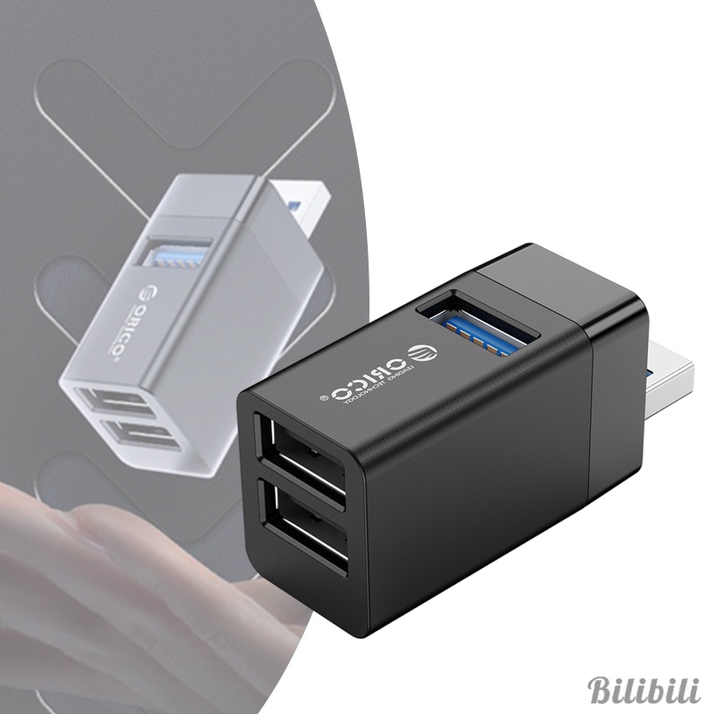 Bộ Chia Cổng Sạc Usb 3.0 3 Trong 1 Màu Đen Tiện Dụng | BigBuy360 - bigbuy360.vn