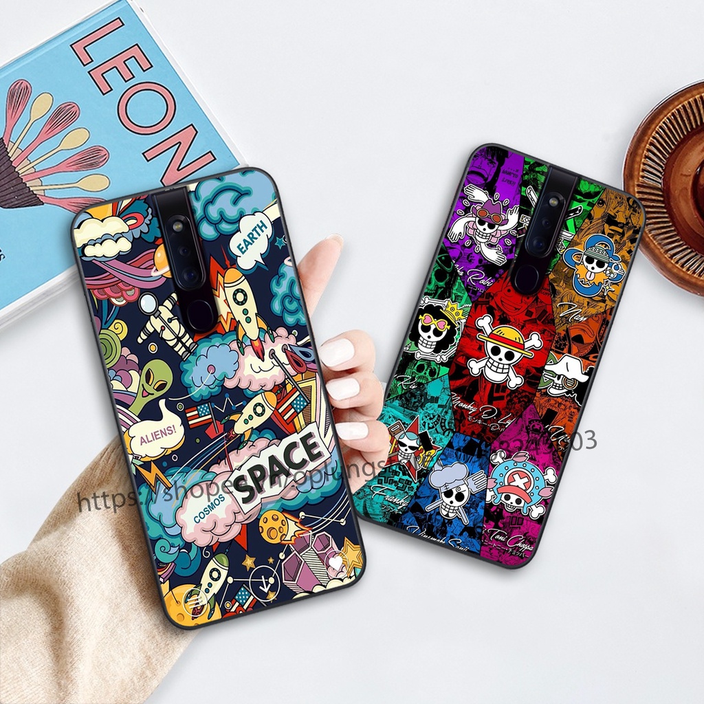 Ốp lưng oppo F11 / F11 Pro in hình thương hiệu thời trang đa sắc cá tính.