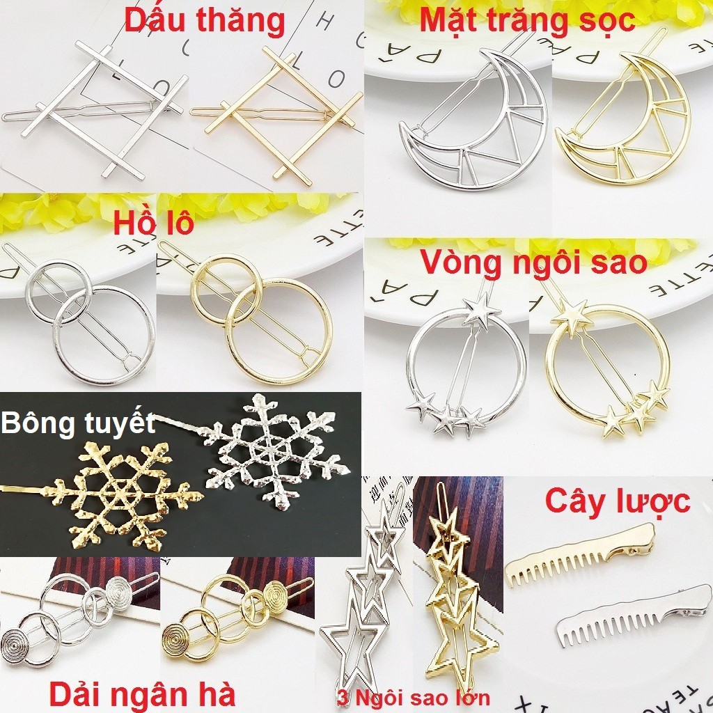 Kẹp tóc Hàn Quốc thời trang - 4 [Đơn 50k tặng kẹp tóc Hàn Quốc cực xinh]