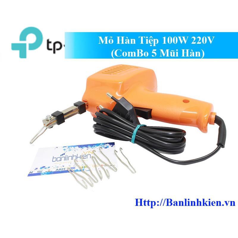 [HOT] Mỏ Hàn Xung của Tiệp 100W 220V tặng 5 Mũi Hàn