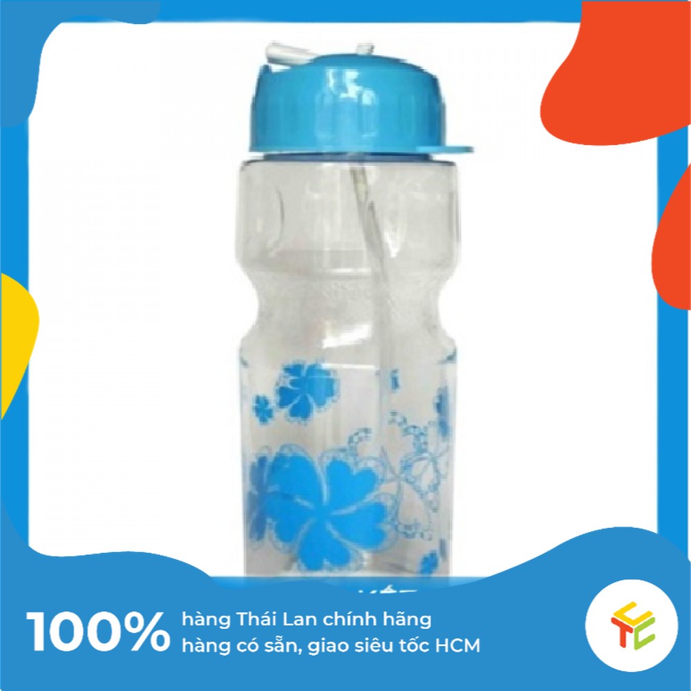 Bình Nước Có Ống Hút 900ml PB723 - Bình nhựa đựng nước Thái Lan