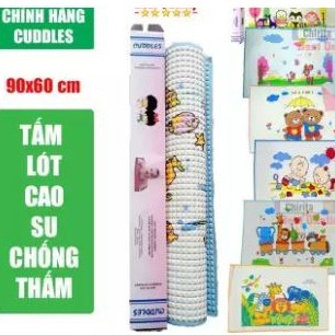 Chiếu Cao Su CUDDLES Chống Thấm Nước LOẠI TỐT( TẤM LÓT)