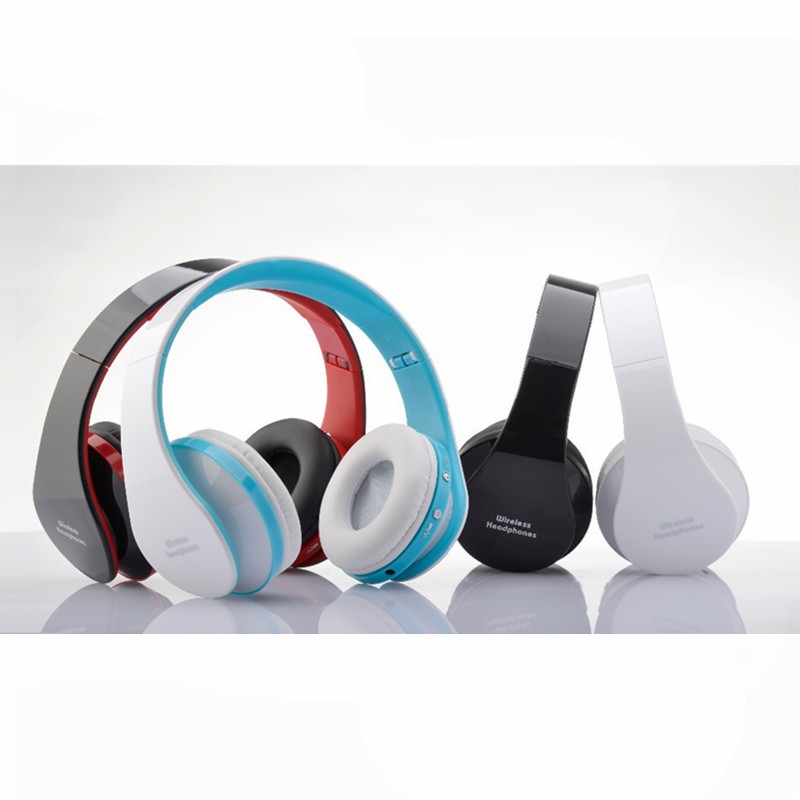 Tai nghe bluetooth không dây có micro kèm dây cáp USB và dây cáp âm thanh tiện dụng