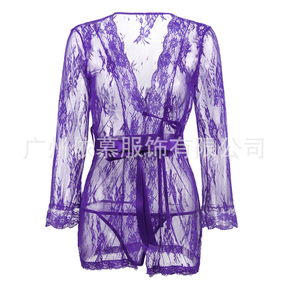 Áo choàng ngủ Cadigan phong cách Âu Mỹ cực quến rũ | BigBuy360 - bigbuy360.vn