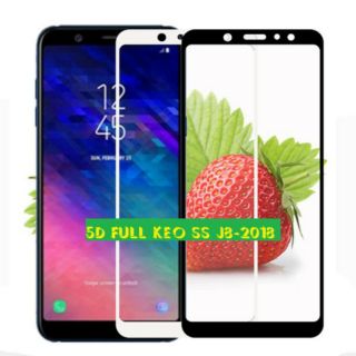 Tấm dán kính cường lực full 5D SamSung Galaxy j8 2018