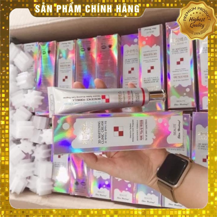 Kem Nám Tàn Nhang Dưỡng Trắng Melasma-X 3D Whitening Clinic Cream 35ml Hàn Quốc | BigBuy360 - bigbuy360.vn