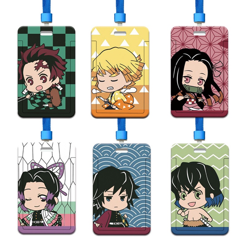 Ốp Điện Thoại Có Dây Đeo Cổ In Hình Anime Demon Slayer Cho Học Sinh