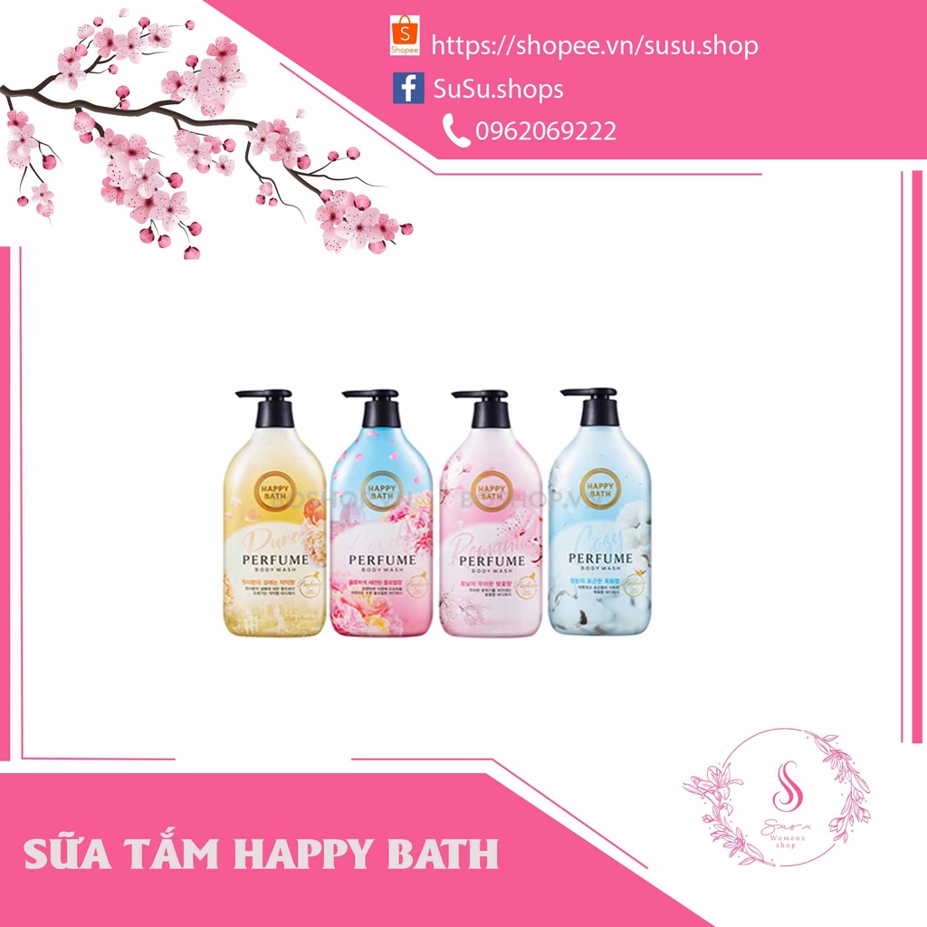 Sữa tắm Happy Bath 900ml