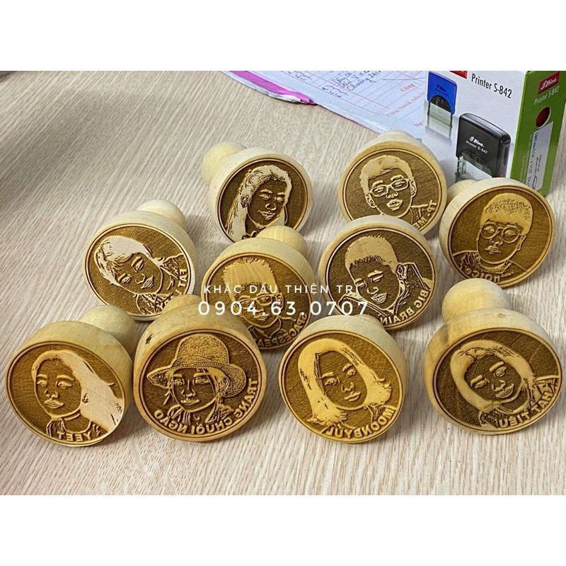 Dấu gỗ-Dấu thư pháp, dấu chơi