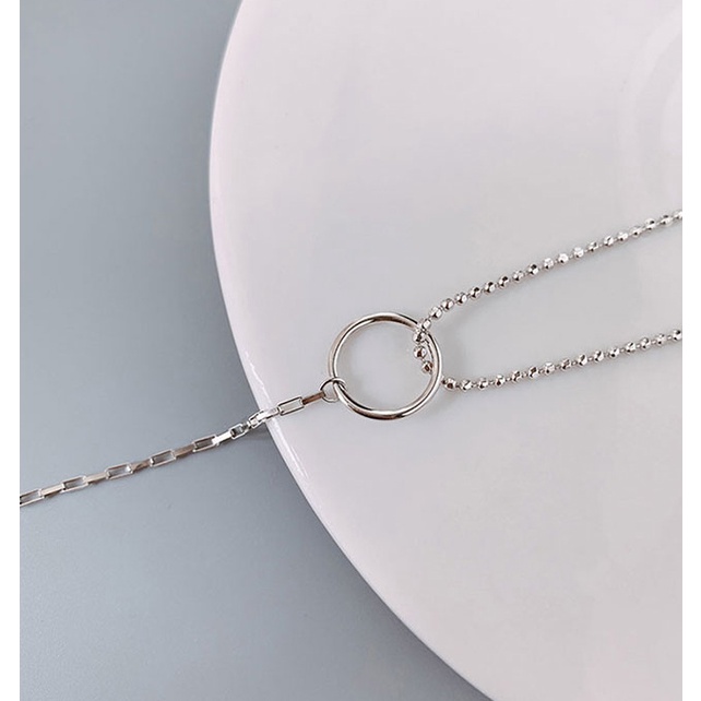 Vòng tay mạ bạc 925 cao cấp chính hãng phong cách Hàn Quốc trang sức bạc CINLA VT025