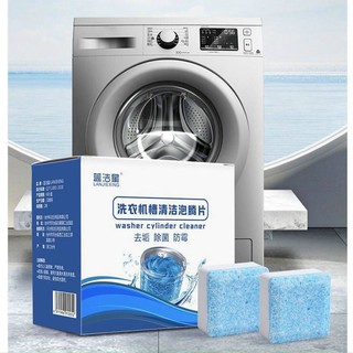 Hộp 12 Viên Tẩy Vệ Sinh Lồng Máy Giặt Diệt Khuẩn, Khử Mùi, Tẩy Chất Cặn Hiệu Quả