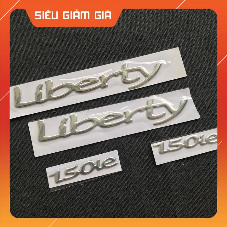 [SALE SỐC] TEM DÁN XE CHỮ NỔI LIBERTY 150ie (SIÊU RẺ)