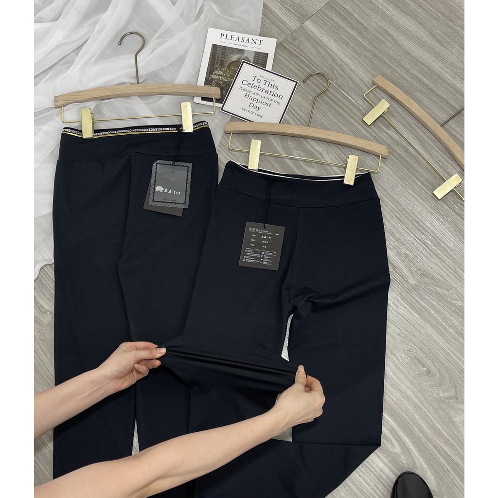 Quần Tregging Chất umi Hàn Cạp Cao Gen Bụng