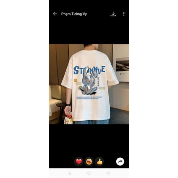 Áo thun nữ, áo thun nam tay lỡ, áo phông rộng