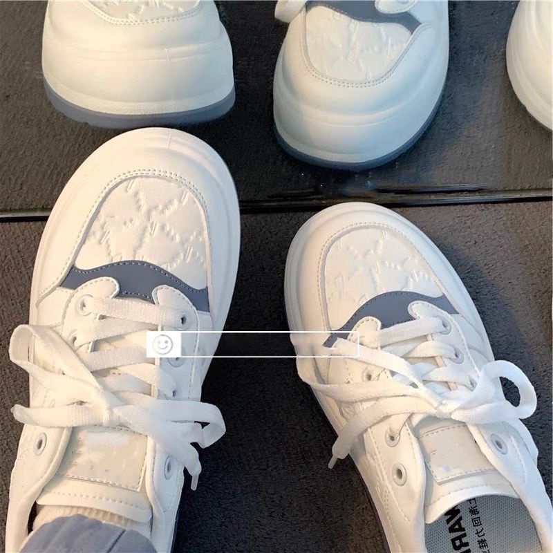 Giày Thể Thao Cột Dây Đế Dày Năng Động Thời Trang Cho Nữ