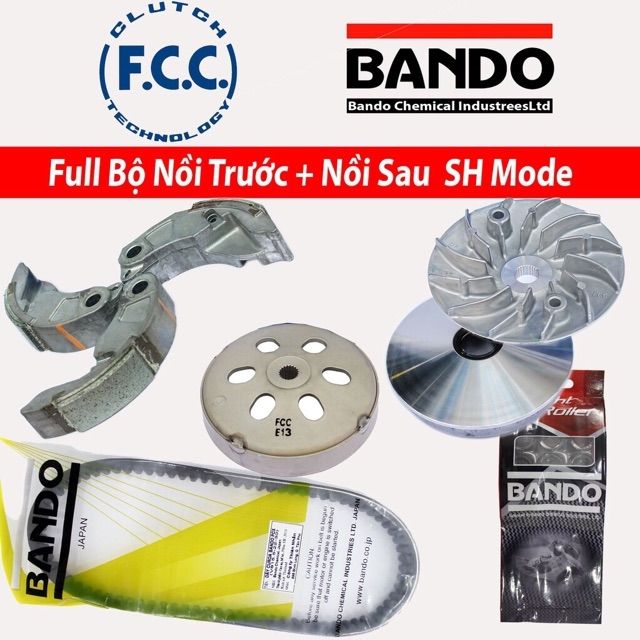 Bộ côn SH mode / Bộ côn Honda Pcx chính hãng Fcc