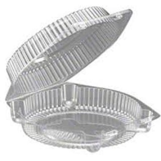 Bộ 10 hộp nhựa tròn đựng bánh bông lan 16-20cm
