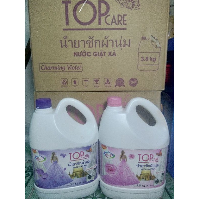 Nước giặt xả Topcare⚡hàng nhập Thái Lan⚡3,7 lít