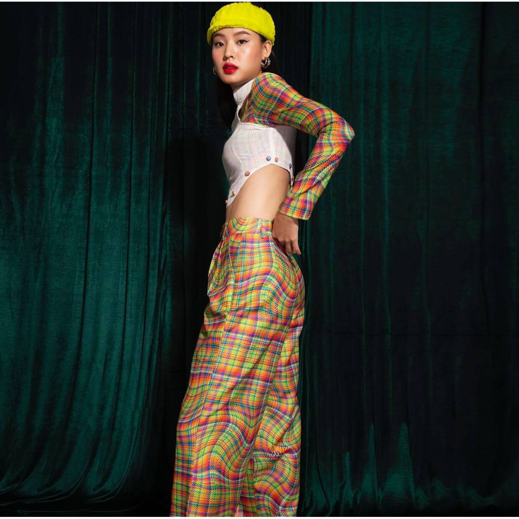 Áo Dài Croptop Cách Tân Tartan - 'Lời Hứa...' Ao Dai Croptop SE / Tartan Pattern - TIẾT KIỆM 𝟗𝟗𝐤 khi mua combo 4 sản phẩ