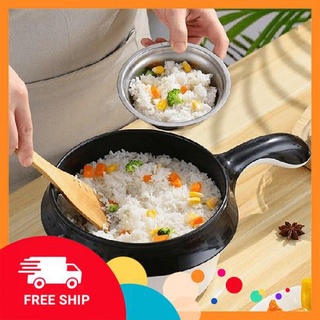 [FREE SHIP] Ca Nấu Mì Siêu Tốc , Nồi Lẫu Điện Đa Năng Có Lồng Hấp Inox
