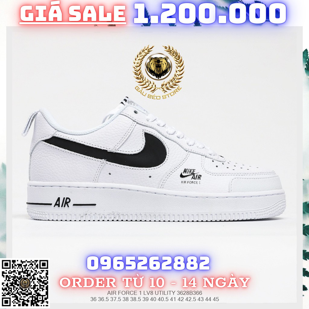 ORDER + FREESHIP Giày Outlet Sneaker _Nike Air Force 1 LV8 Utility MSP:   ➡️ gaubeostore.shop