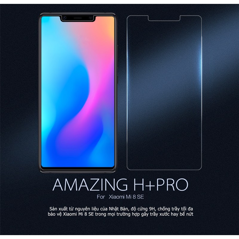 Kính Cường Lực Trắng Trong Xiaomi Mi 8/ Mi 8Se Siêu Rẻ