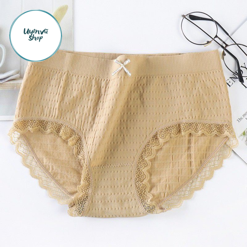 (Q01)Quần Lót Dệt nhăn Kháng Khuẩn đẹp  (quần lót cotton) [Siêu Sale] [Ảnh thật] [Chính hãng]