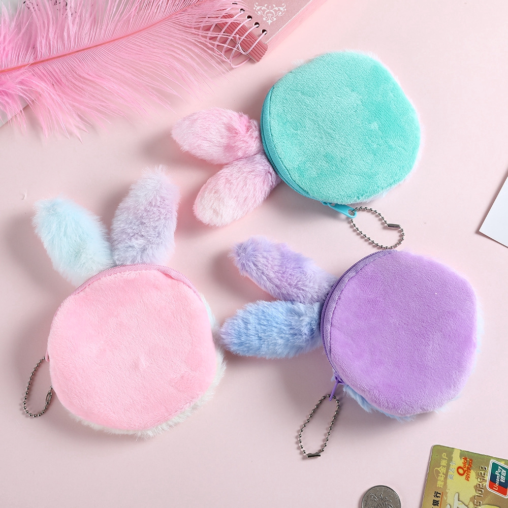 Ví Đựng Tiền Xu Hình Thỏ Hoạt Hình Đáng Yêu Cho Trẻ Em Gái