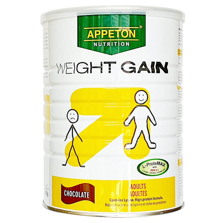 Sữa tăng cân dành cho người gầy APPETON WEIGHT GAIN ADULT Hộp 900g