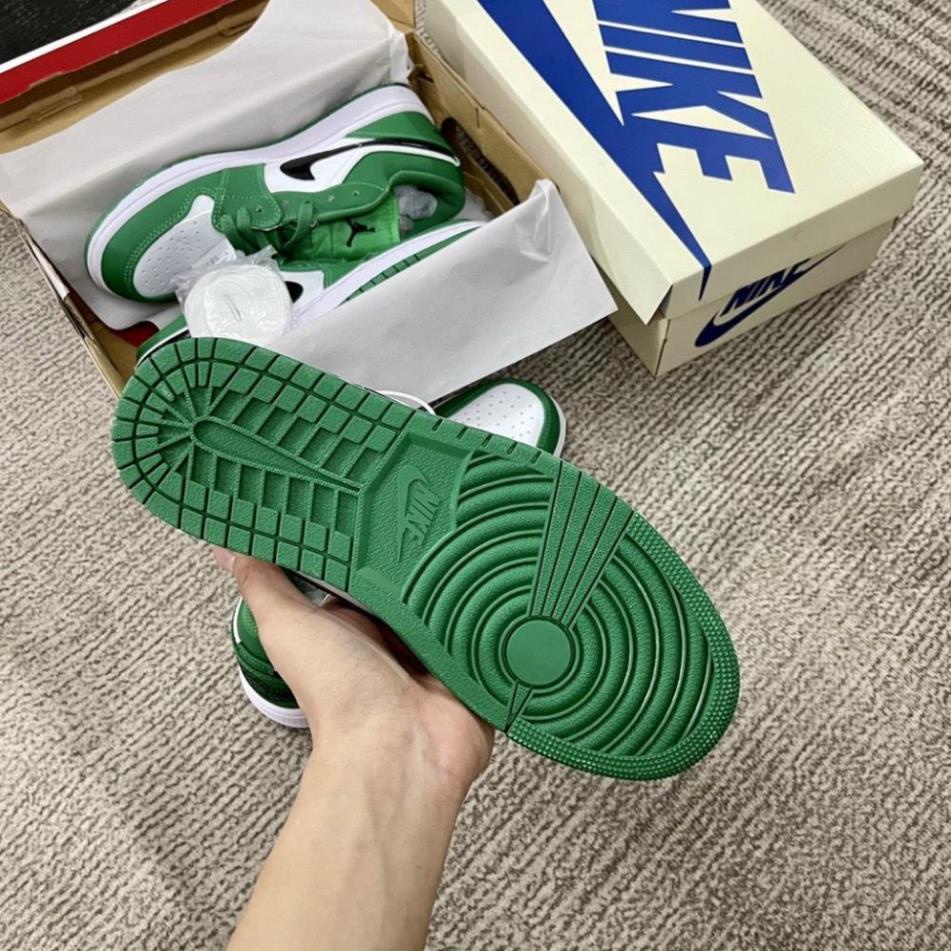 Giày Nike Jordan 1 Low Pine Green/Xanh Lá ,jd1 xanh lá cây ,jordan thấp cổ xanh cây hotrend 2022