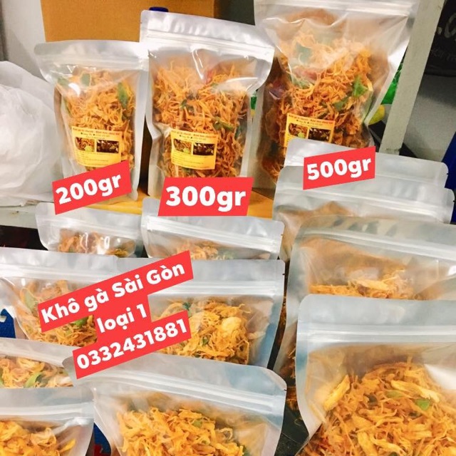 500gr khô gà Sài Gòn loại 1