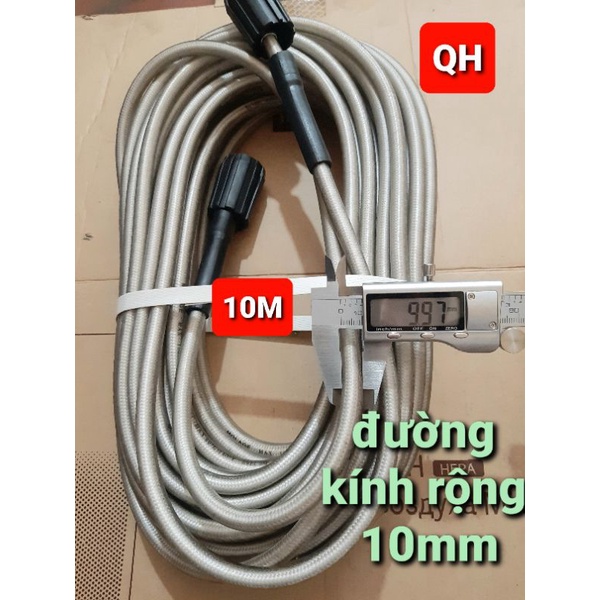 Dây máy  rửa xe cho máy bơm xịt rửa áp lực cao  S2 _ Ren trong 22mm ( dài 10m)