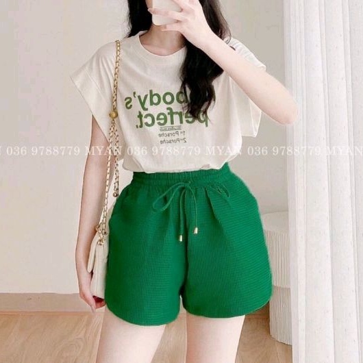 Quần xốp lưng thun vạt bầu Cao cấp