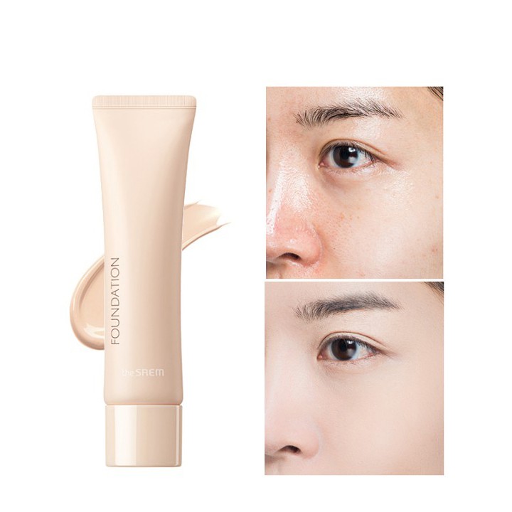 Kem nền The Saem Saemmul Airy Cotton Foundation SPF30/PA++