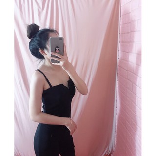 Jump dây xẻ  chữ V form siêu sang(kèm ảnh thật shop mang)