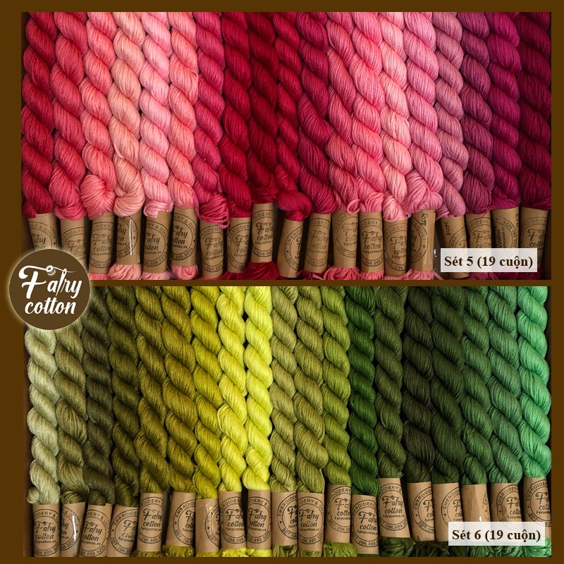 Chỉ thêu tay Fairycotton