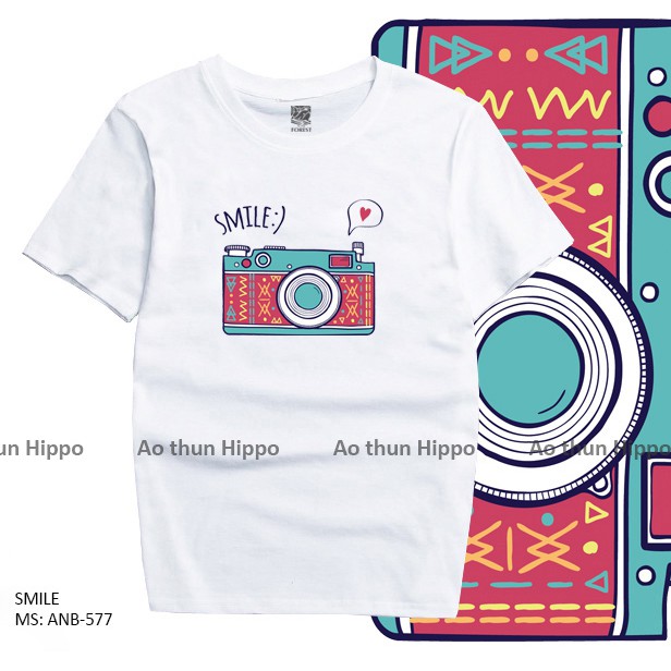 Áo thun nữ - máy ảnh Smile 577 (t)