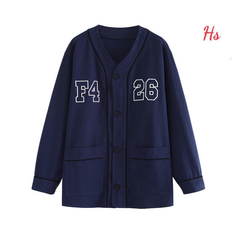 🍋 [HÀNG CÓ ẢNH/VIDEO THẬT + ĐÁNH GIÁ] Áo Khoác Cardigan Phối Viền In F4 26 CHANH MAT🍋 | BigBuy360 - bigbuy360.vn