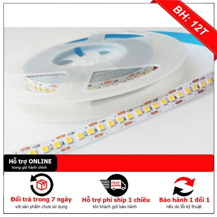 Cuộn LED Dây Dán SMD2835 180led/m, 3000K-4000K-6500K, DC12V, DC24V 15W/m