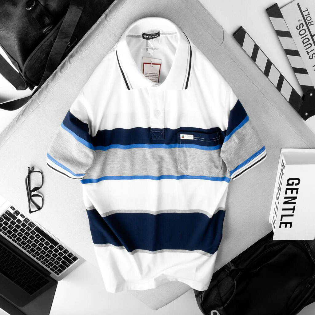 Áo thun Polo nam trung niên có túi JULIDO vải cá sấu Cotton xuất xịn, chuẩn form,sang trọng-lịch lãm J85 JULIDO | BigBuy360 - bigbuy360.vn