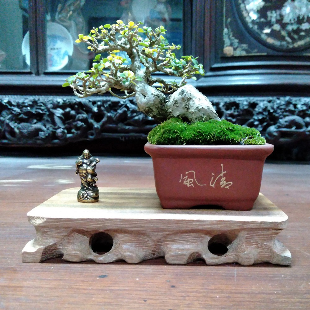 Tượng phật di lặc bằng đồng làm phụ kiện bàn trà, trang trí bàn làm việc, trang trí bonsai/tiểu cảnh, làm móc khóa