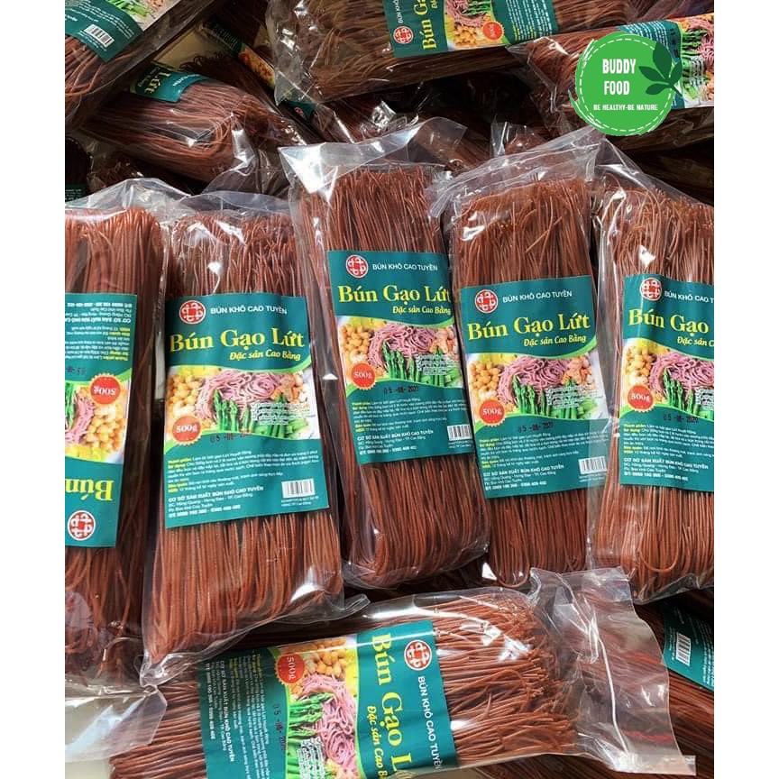 Bún Gạo Lứt Huyết Rồng Gói 500Gram Ăn Thay Thế Cho Gạo Lứt