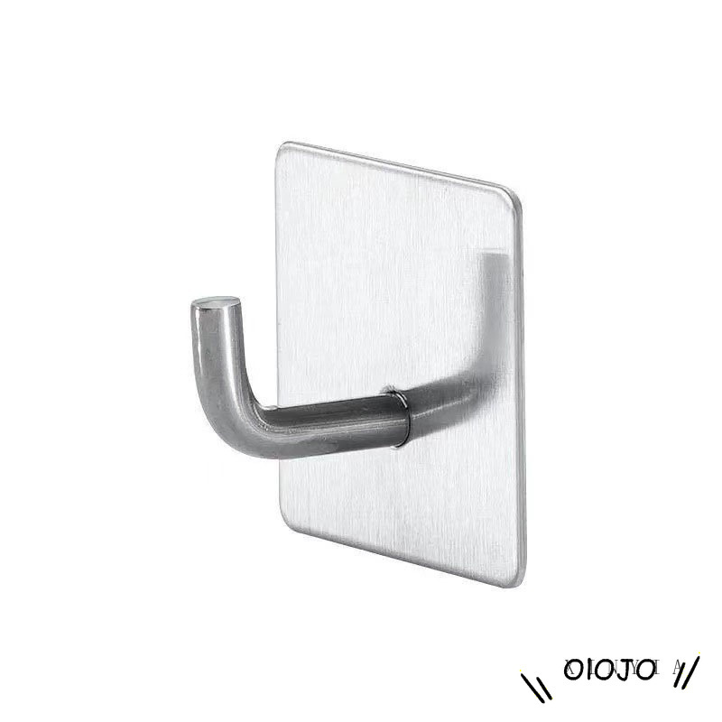 Móc Treo Đồ Dán Tường Bằng Thép Không Gỉ Với Móc Treo Lưng