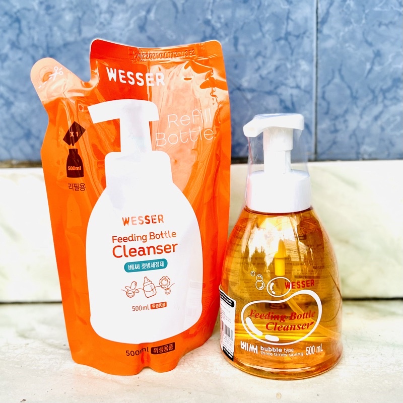 Nước rửa bình sữa Wesser cho bé