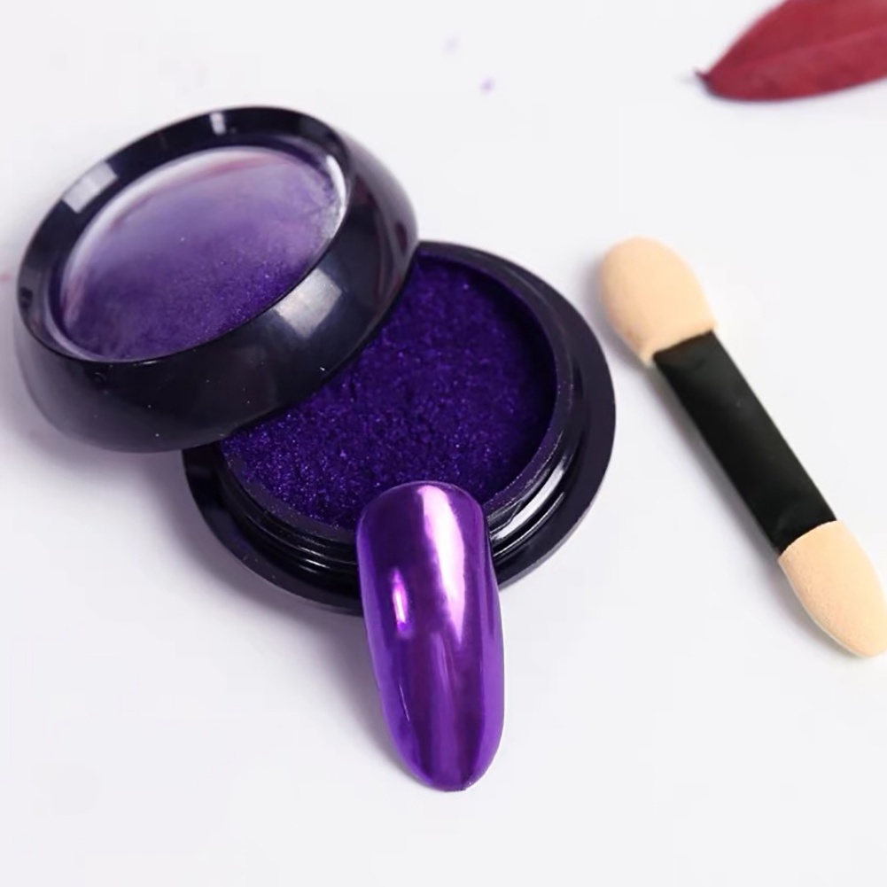 Bột Tráng Gương Siêu Mỏng 2ml Dùng Để Trang Trí Móng Nghệ Thuật