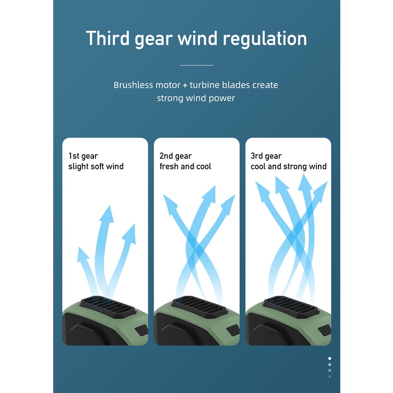 Quạt Đeo Cổ Không Cánh Sạc Cổng usb Phong Cách Mới 2022