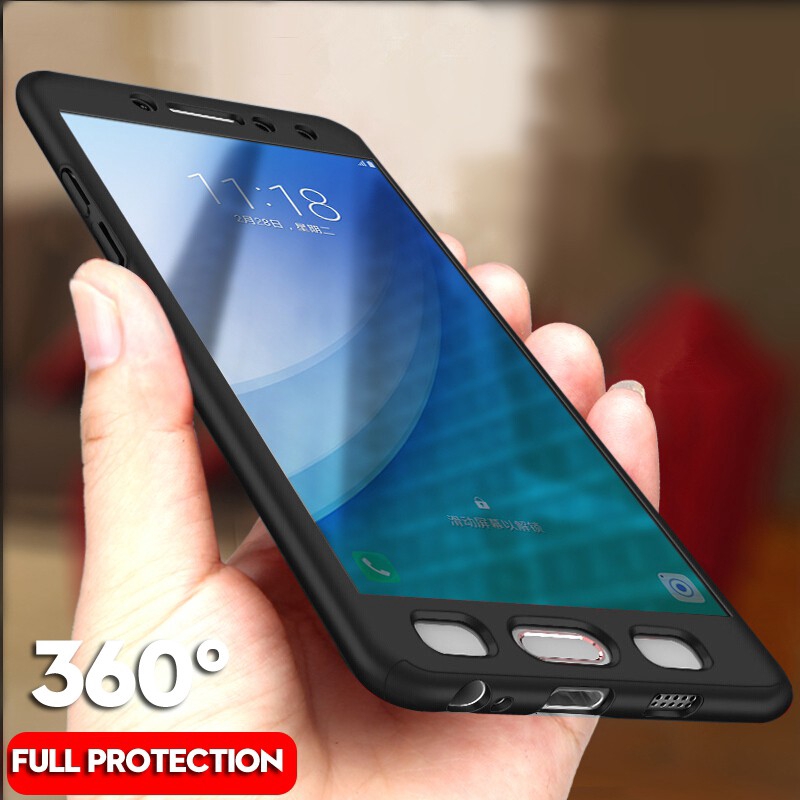 Ốp Điện Thoại Pc Cứng Mặt Nhám Bảo Vệ 360 Độ Cho Samsung Galaxy J3 J5 J7 Pro 2015 2016
